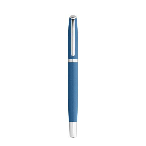 RE-LANDO-SET. Roller and ball pen set with recycled aluminium (100% rAL) body