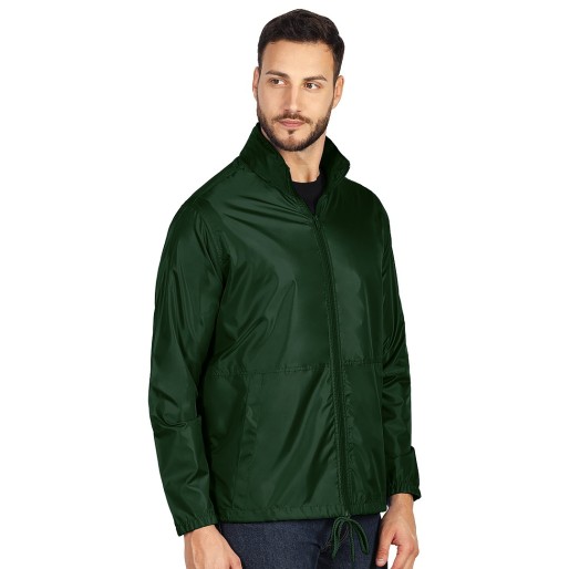 RIVER, unisex windbreaker, green