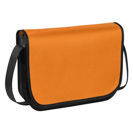 MESSENGER, biodegradable conference bag, orange