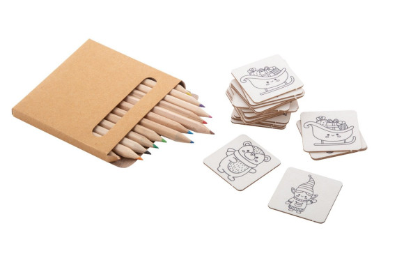 Coloxmor colouring Christmas memory game