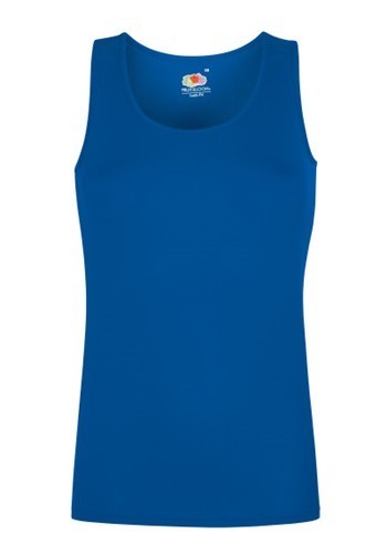 Fruit of the Loom, Ladies Performance Vest, Sports Athletic T-Shirt for Women, Royal Blue, 2XL