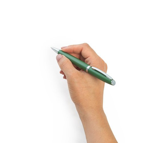 RE-LANDO-SET. Set roler i hemijska olovka sa telom od recyklovaného aluminijuma (100% rAL)