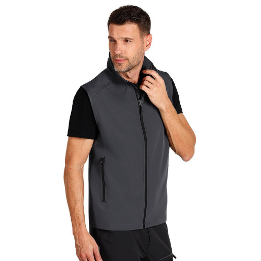 BEST NEO VEST, softshell prsluk, tamno sivi