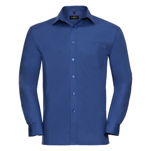 Men's LS Cot Pln Shirt