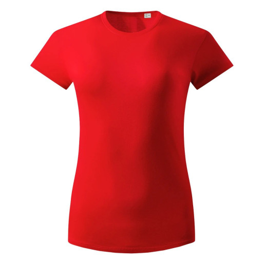 TERRA LADY, organic cotton t-shirt, 150 g/m2, red