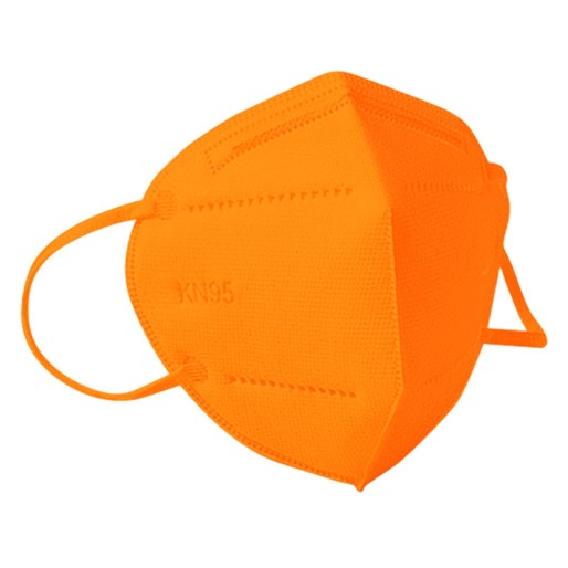 KN95, face mask, orange