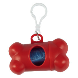 CODY, držač sa higijenskim kesicama za ljubimce, crveni