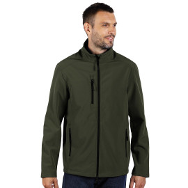 SKIPPER, unisex softshell jacket, olive