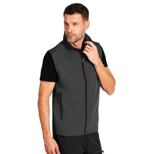 BEST NEO VEST, softshell prsluk, tamno sivi