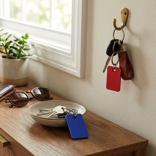 CUBINO COLORE, metalni privezak, crni