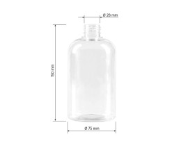 PET 500, pet bottle, 500 ml, transparent