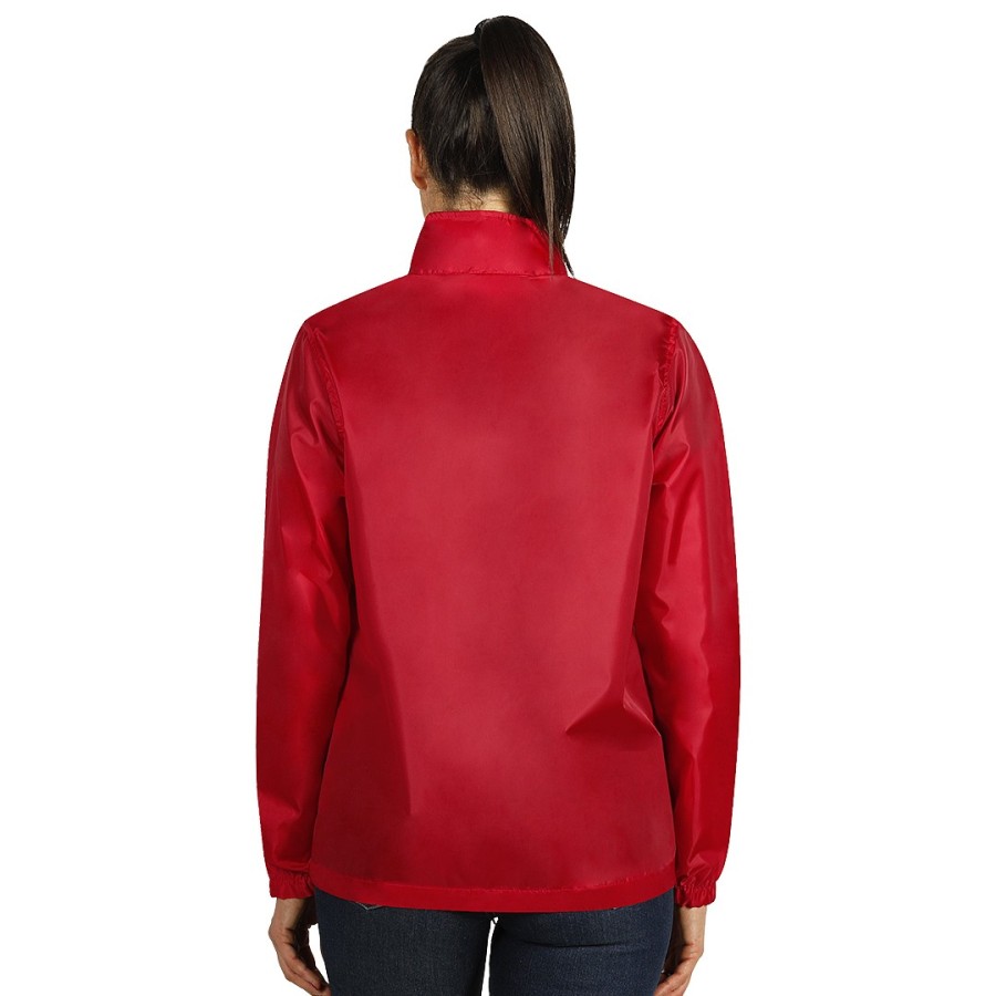 RIVER, unisex windbreaker, red