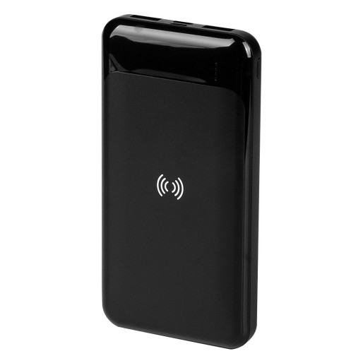 COMO W, pomoćna baterija, 8.000 mah, bežično punjenje, crna