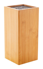 Santoku bamboo knife block