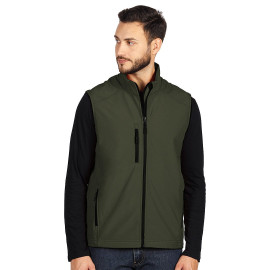 SKIPPER VEST, softshell bodywarmer, olive