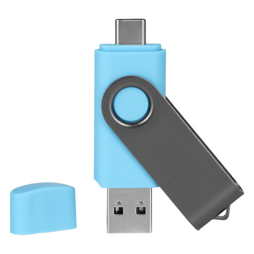 SMART C GRAY 3.0, usb flash memorija, svetlo plavi, 32GB