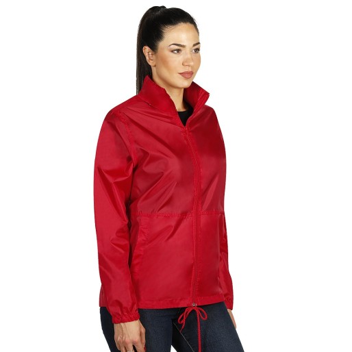 RIVER, unisex windbreaker, red