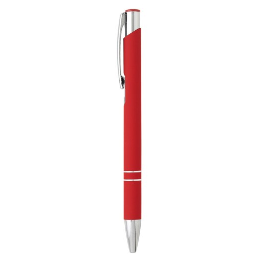 OGGI SOFT, metal ball pen, red