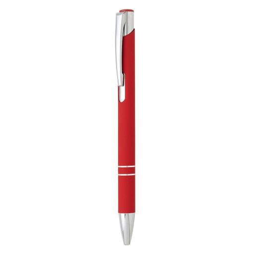 OGGI SOFT, metal ball pen, red