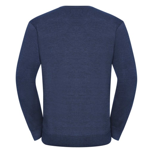 Muški štrikani džemper na V izrez