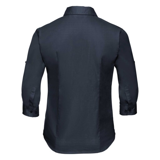 RUSSELL women's shirt with sleeves rolled up ROLL SLEEVE TWILL