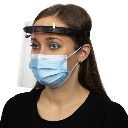 VIZPRO, zaštitni vizir, crni