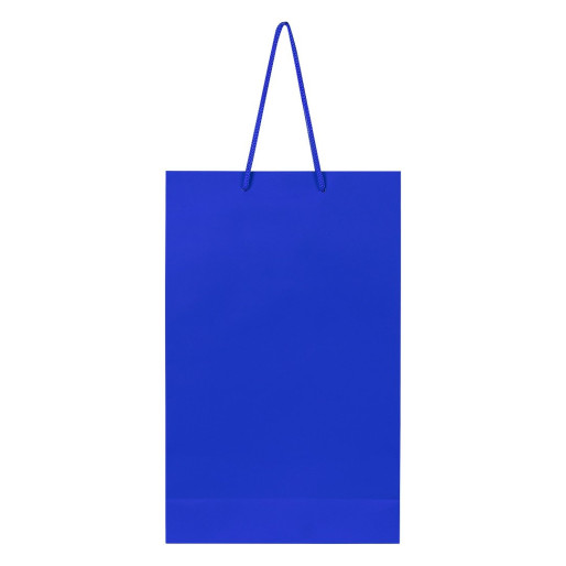 DINA, papirna kesa, mat laminirana, rojal plava