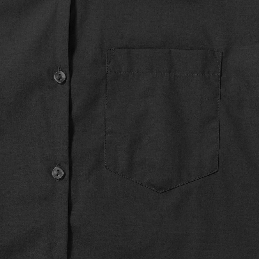 RUSSELL women's short sleeve shirt PURE COTTON POPLIN