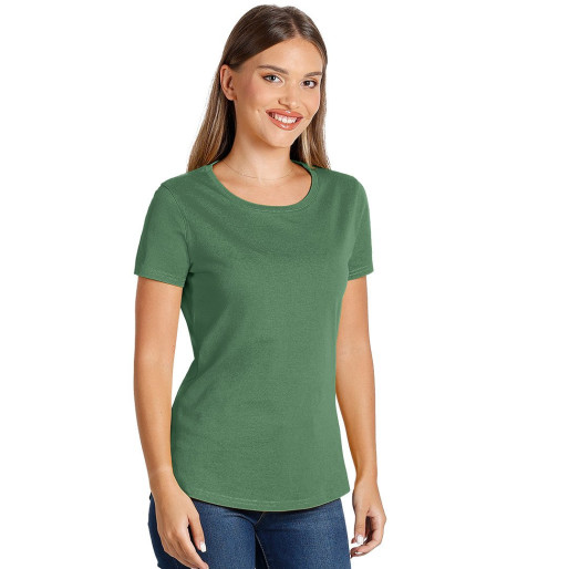 TERRA LADY, organic cotton t-shirt, 150 g/m2, green