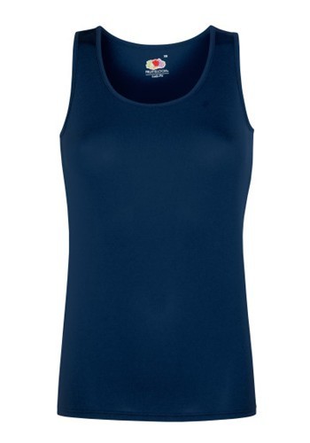 Fruit of the Loom, Ladies Performance Vest, Sports Athletic T-Shirt for Women, Dark Weight, L
