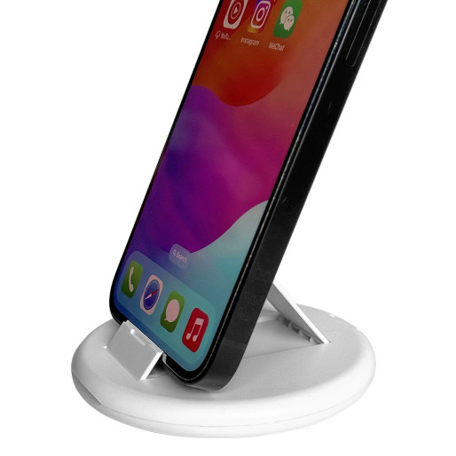 STOCK, kabl i adapteri u plastičnoj kutiji, držač za telefon, bela