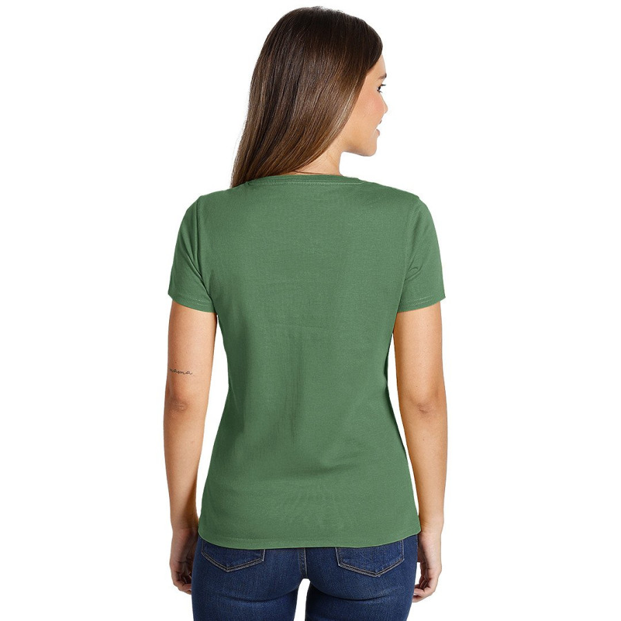 TERRA LADY, organic cotton t-shirt, 150 g/m2, green