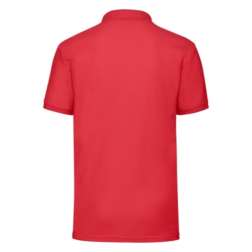 Fruit of the Loom, 65/35, polo shirt for men, red, L