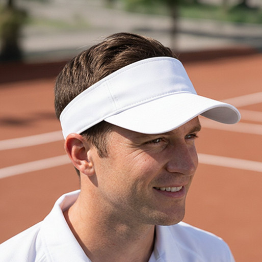 CABRIO, vizir kačket, beli