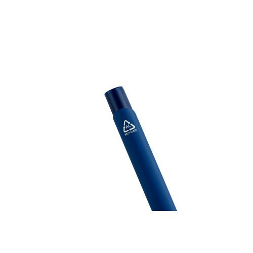 CLINT. Reciklirana aluminijumska (100% rAL) hemijska olovka sa gumenom završnom obradom