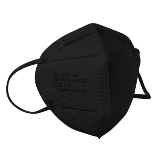 FFP2, face mask, black