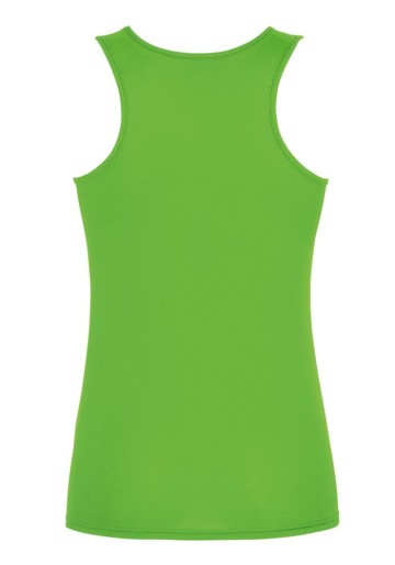 Fruit of the Loom, Ladies Performance Vest, sportska atlet majica za žene, limeta,L