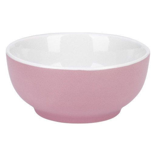 BONANZA, stoneware bowl, 440 ml, pink