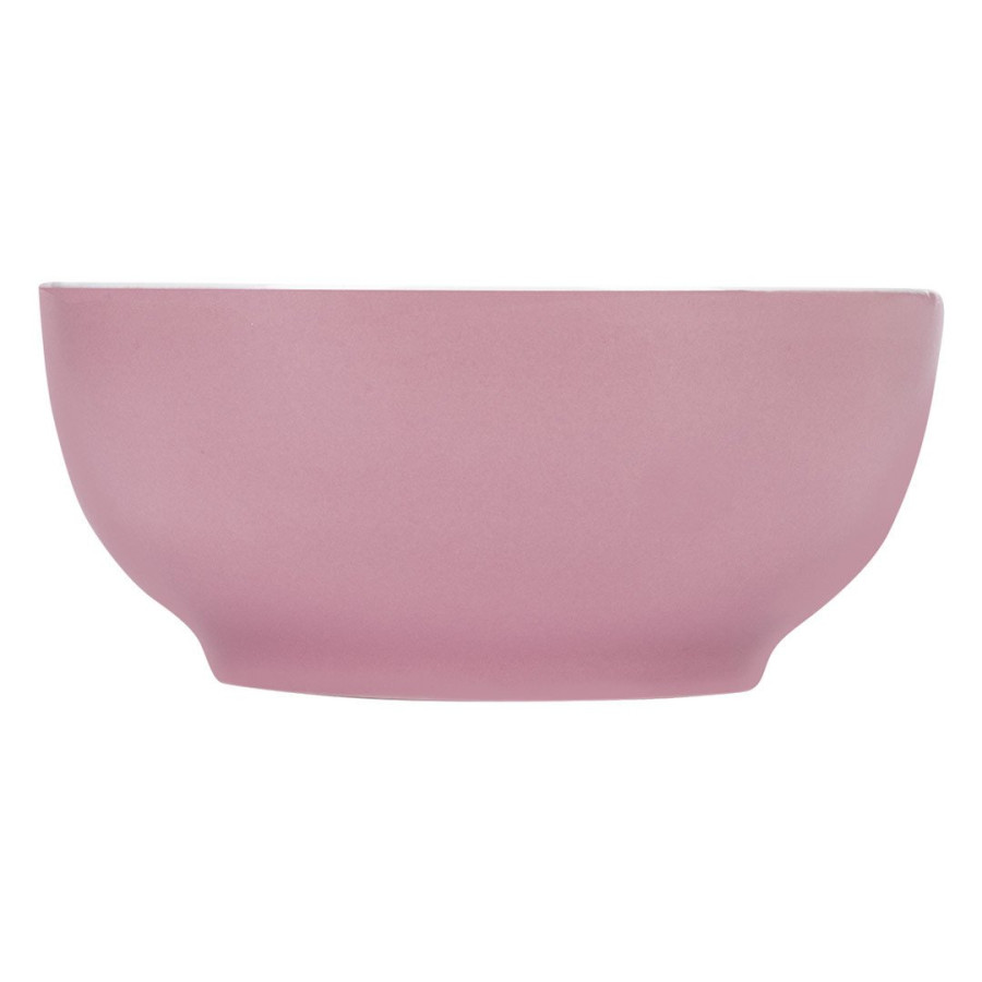 BONANZA, stoneware bowl, 440 ml, pink