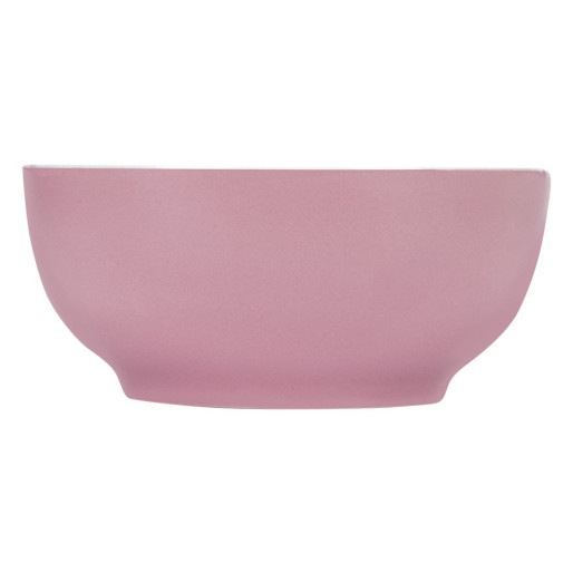 BONANZA, stoneware bowl, 440 ml, pink