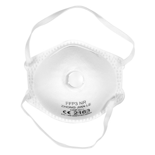 FFP3 VENT 1, face mask with valve, white