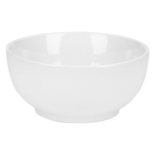 BONANZA, stoneware bowl, 440 ml, white