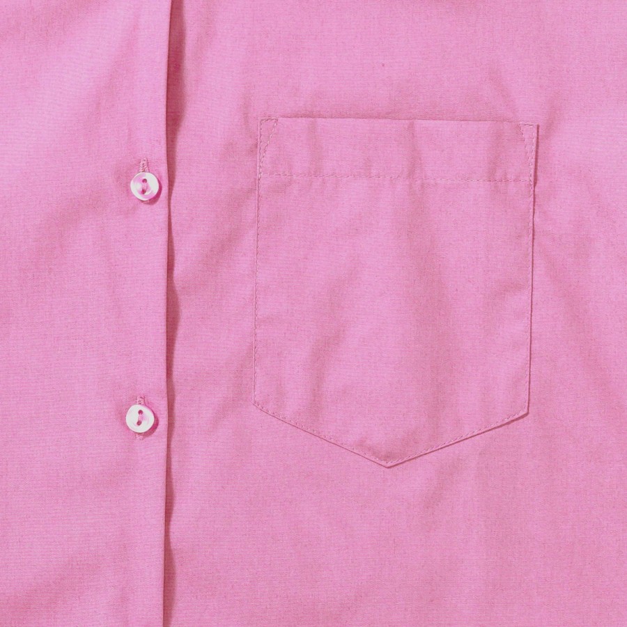 RUSSELL women's short sleeve shirt PURE COTTON POPLIN