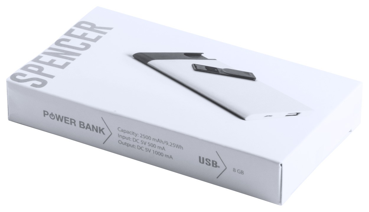 Shemijska olovkacer USB pomoćna baterija-power bank i flash disk