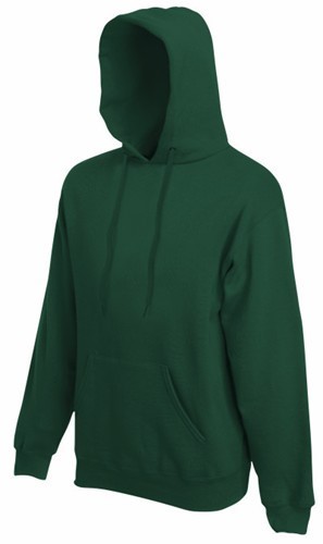 Fruit of the Loom, Classic Hooded Sweat, klasični muški duks sa kapuljačom, šumsko zelena, XL