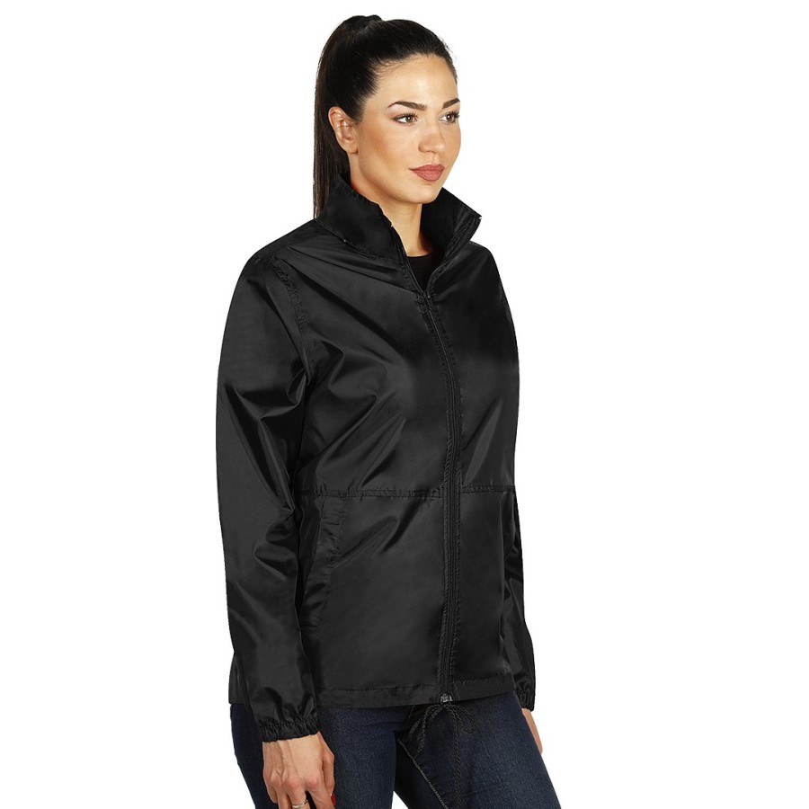RIVER, unisex windbreaker, black