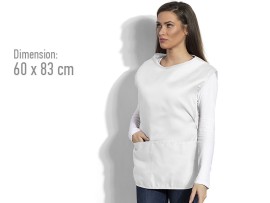 GARSON, Kecelja na navlačenje, bela