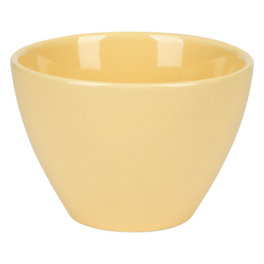 KALAMATA, stoneware bowl, 480 ml, light yellow
