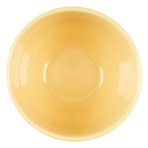 KALAMATA, stoneware bowl, 480 ml, light yellow