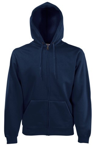 Fruit of the Loom Classic Hooded Sweat Jacke. EN 9092 Scenso